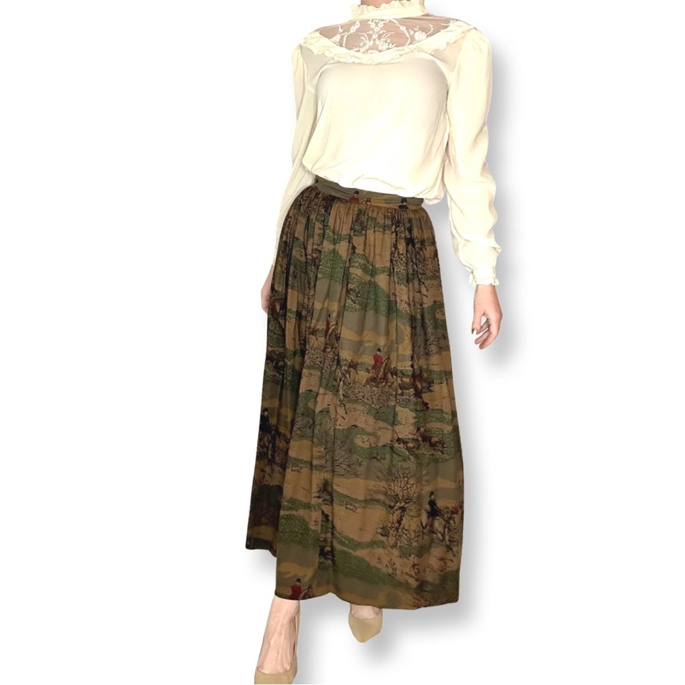 COPY ON HOLD CAILSNICOHLS - Rare Ralph Lauren Vintage Equestrian English Skirt